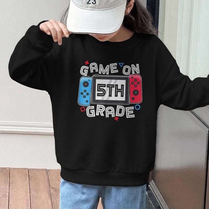 Game On 5th Grade Back To School Video Gamer Boys Kids Graphic Kid Sweatshirt Game On 5th Grade Back To School Video Gamer Boys Kids Graphic Kid Sweatshirt