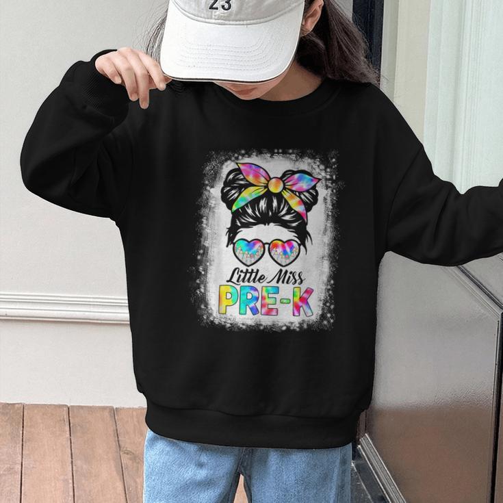 Girls PRE-K Preschool Back To School Cute Little Miss Pre-k Graphic Kid Sweatshirt Girls PRE-K Preschool Back To School Cute Little Miss Pre-k Graphic Kid Sweatshirt