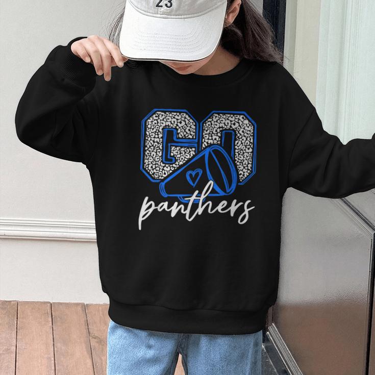 Go Cheer Panthers School Sports Name Spirit Back To School Graphic Kid Sweatshirt Go Cheer Panthers School Sports Name Spirit Back To School Graphic Kid Sweatshirt
