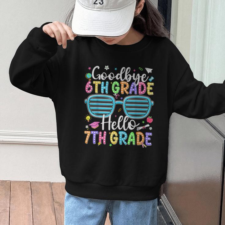 Goodbye 6th Grade Hello 7th Grade Graduation Back To School Graphic Kid Sweatshirt Goodbye 6th Grade Hello 7th Grade Graduation Back To School Graphic Kid Sweatshirt