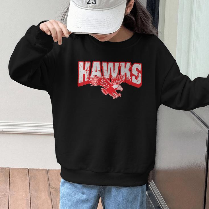 Hawks Back To School Spirit R Graphic Kid Sweatshirt