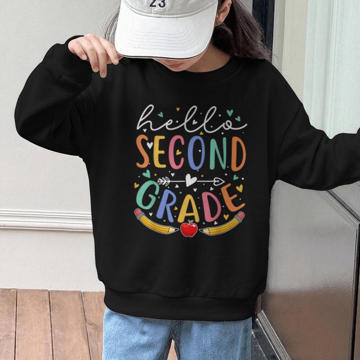 Hello 2nd Grade Tshirt Second Grade Back To School Graphic Kid Sweatshirt Hello 2nd Grade Tshirt Second Grade Back To School Graphic Kid Sweatshirt