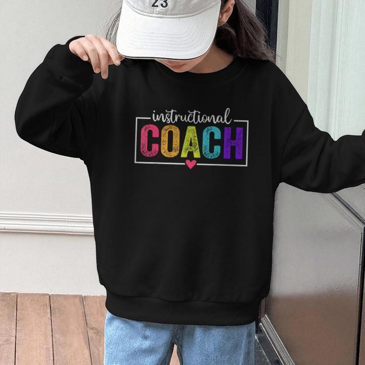 Instructional Coach Appreciation Back To School Graphic Kid Sweatshirt