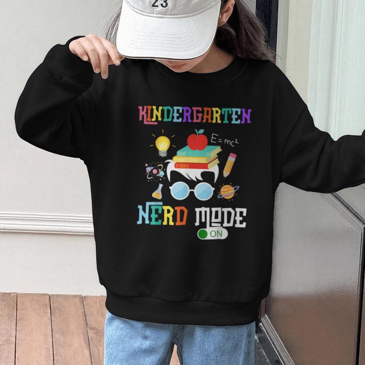 Kindergarten Nerd Mode On Back To School Science Kids Boys Graphic Kid Sweatshirt Kindergarten Nerd Mode On Back To School Science Kids Boys Graphic Kid Sweatshirt