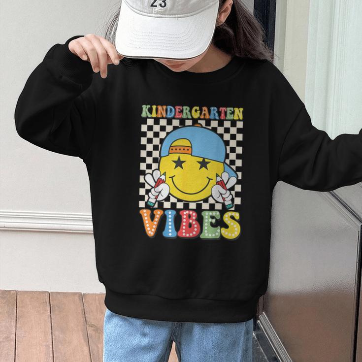Kindergarten Vibes Kid Back To School Class Kindergarten Boy Graphic Kid Sweatshirt Kindergarten Vibes Kid Back To School Class Kindergarten Boy Graphic Kid Sweatshirt