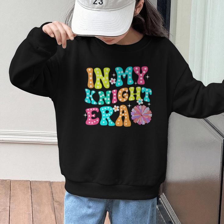 In My Knights Era Back To School Spirit Game Retro Groovy Graphic Kid Sweatshirt In My Knights Era Back To School Spirit Game Retro Groovy Graphic Kid Sweatshirt
