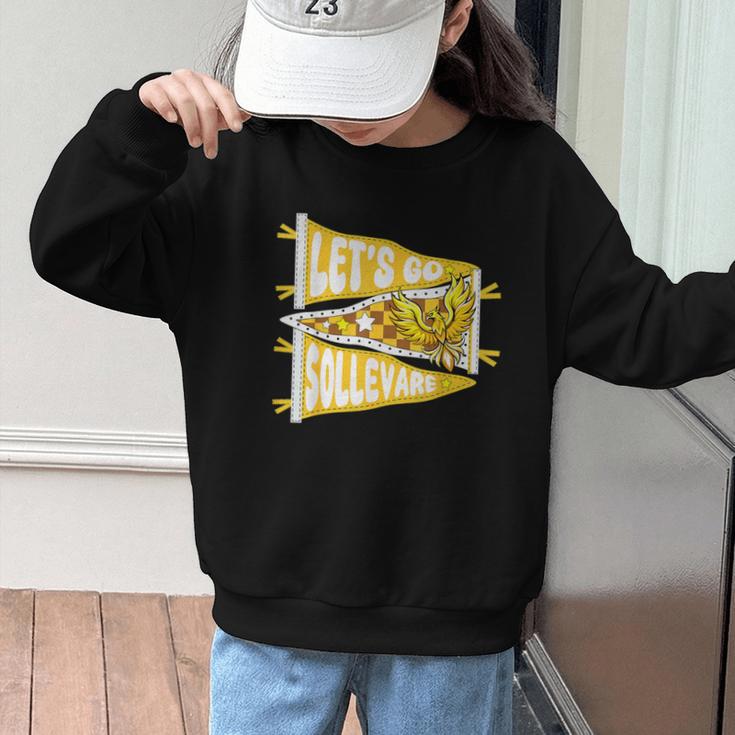 Let's Go Sollevare Uplift Back To School Spirit Graphic Kid Sweatshirt