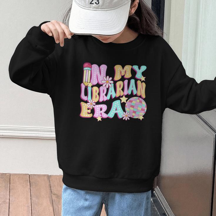 In My Librarian Era Cool Back To School Outfit Girl Women Graphic Kid Sweatshirt
