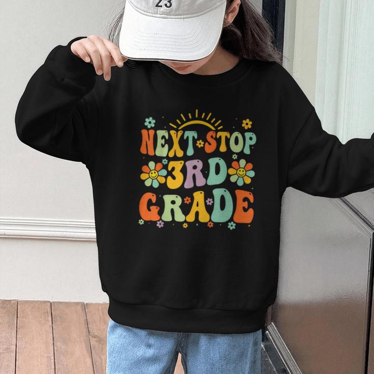 Next Stop 3rd Grade Graduation To Third Grade Back To School Graphic Kid Sweatshirt Next Stop 3rd Grade Graduation To Third Grade Back To School Graphic Kid Sweatshirt