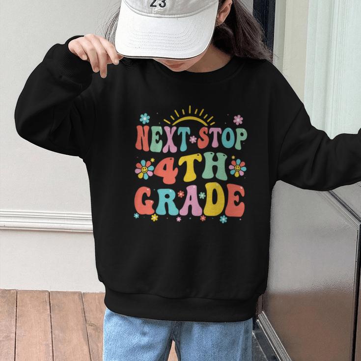 Next Stop 4th Grade Graduation To Forth Grade Back To School Graphic Kid Sweatshirt Next Stop 4th Grade Graduation To Forth Grade Back To School Graphic Kid Sweatshirt