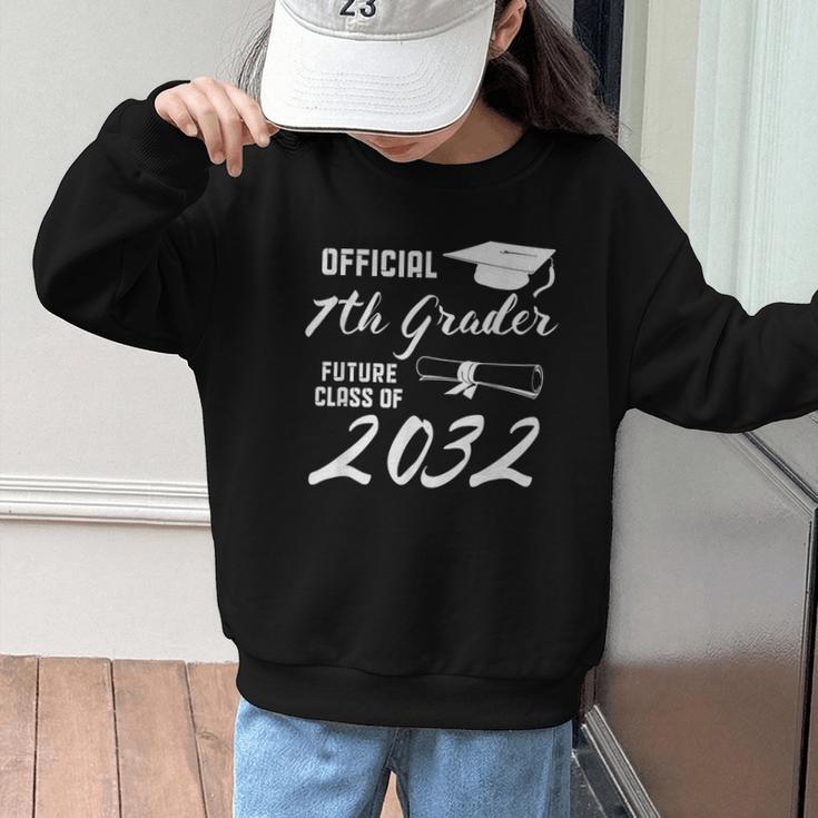 Official 7th Grader Future Class Of 2032 Back To School Graphic Kid Sweatshirt Official 7th Grader Future Class Of 2032 Back To School Graphic Kid Sweatshirt