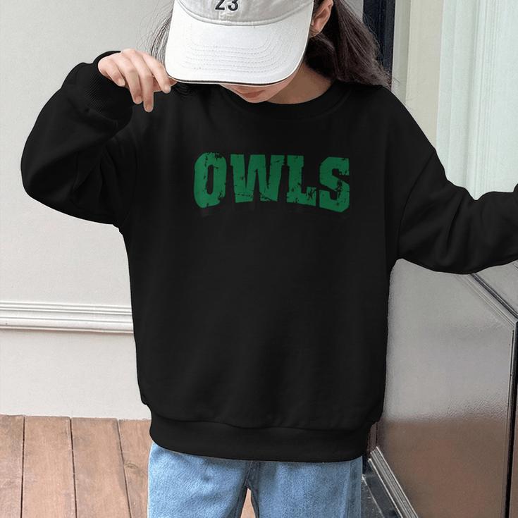 Owls Back To School Spirit G Graphic Kid Sweatshirt Owls Back To School Spirit G Graphic Kid Sweatshirt