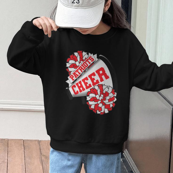 Patriots Cheer Back To School Cheerleading Spirit R Graphic Kid Sweatshirt Patriots Cheer Back To School Cheerleading Spirit R Graphic Kid Sweatshirt