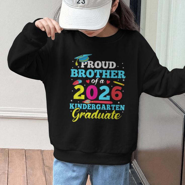 Proud Brother Of 2026 Kindergarten Graduate Back To School Graphic Kid Sweatshirt