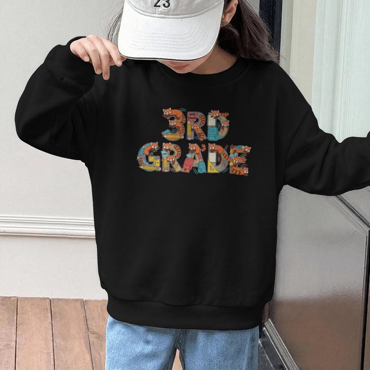Red Panda Third Grade Back To School Kids Boys Girls Graphic Kid Sweatshirt Red Panda Third Grade Back To School Kids Boys Girls Graphic Kid Sweatshirt