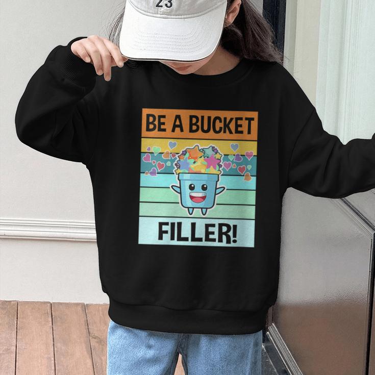 Retro Be A Bucket Filler Shirt Back To School Shirt Graphic Kid Sweatshirt