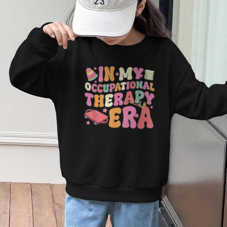 Retro In My Occupational Therapy Era OT OTA Back To School Graphic Kid Sweatshirt Retro In My Occupational Therapy Era OT OTA Back To School Graphic Kid Sweatshirt