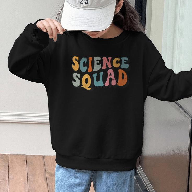 Science Squad Retro Groovy Back To School Matching Teaching Graphic Kid Sweatshirt Science Squad Retro Groovy Back To School Matching Teaching Graphic Kid Sweatshirt