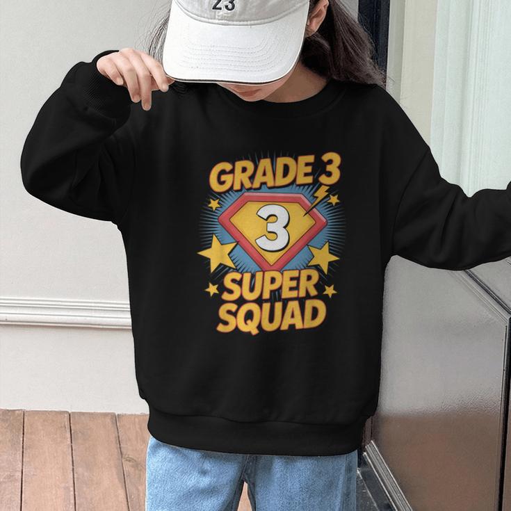 Third Grade Superhero Squad 3rd Year Kids Back To School Graphic Kid Sweatshirt Third Grade Superhero Squad 3rd Year Kids Back To School Graphic Kid Sweatshirt