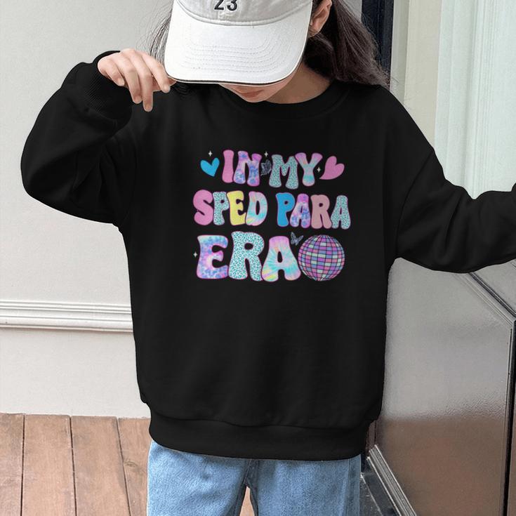 Tie Dye Leopard Back To School In My Sped Para Era Graphic Kid Sweatshirt Tie Dye Leopard Back To School In My Sped Para Era Graphic Kid Sweatshirt