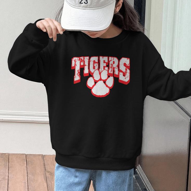 Tigers School Spirit Back To School R Graphic Kid Sweatshirt
