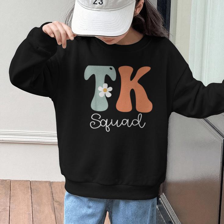 TK Squad Groovy Women Appreciation Day Hello Back To School Graphic Kid Sweatshirt TK Squad Groovy Women Appreciation Day Hello Back To School Graphic Kid Sweatshirt