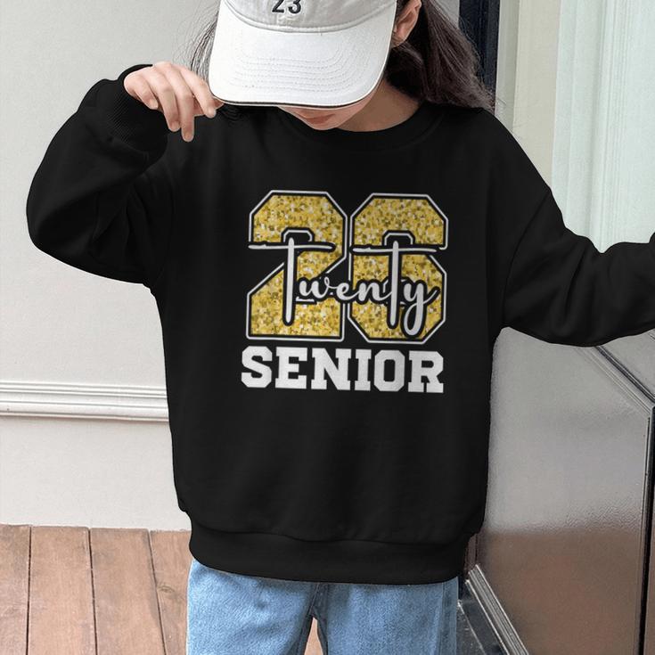Twenty 2026 Class Of 26 Seniors Back To School Graduation Graphic Kid Sweatshirt Twenty 2026 Class Of 26 Seniors Back To School Graduation Graphic Kid Sweatshirt