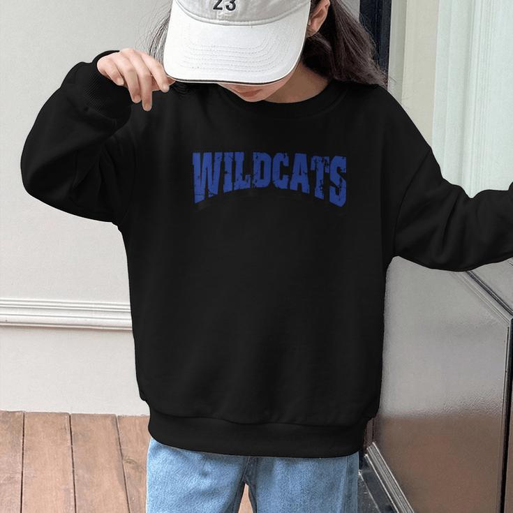 Wildcats Back To School Spirit B Graphic Kid Sweatshirt Wildcats Back To School Spirit B Graphic Kid Sweatshirt