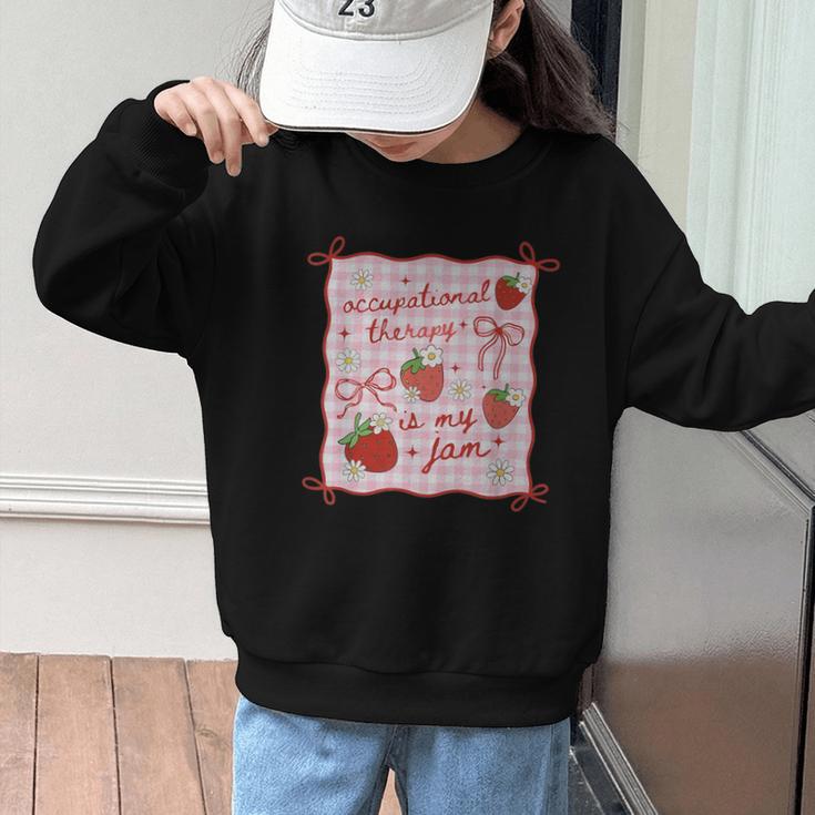 Women Occupational Therapy Cute Strawberry OT Back To School Graphic Kid Sweatshirt Women Occupational Therapy Cute Strawberry OT Back To School Graphic Kid Sweatshirt