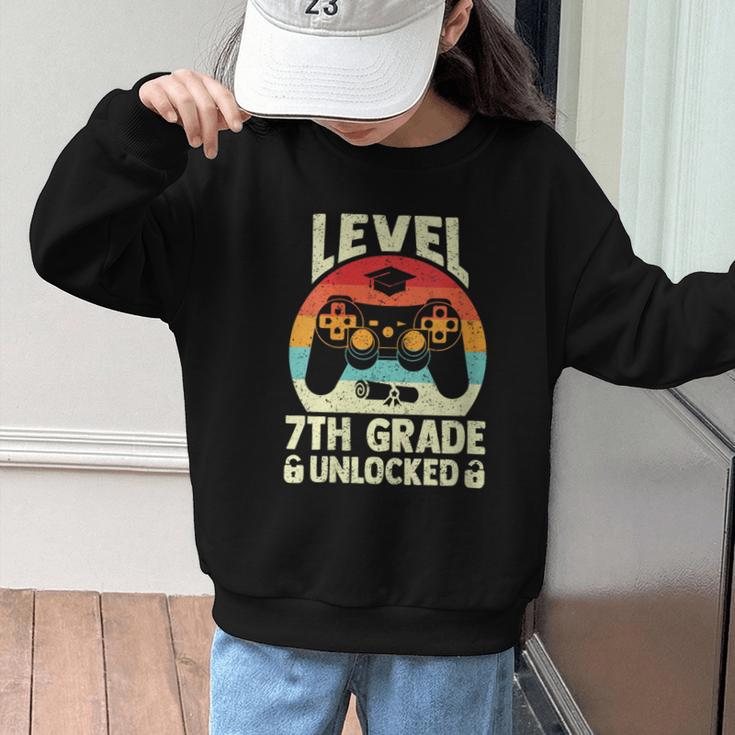 Women's Level 7th Grade Unlocked Back To School 7th Grade Boys Graphic Kid Sweatshirt Women's Level 7th Grade Unlocked Back To School 7th Grade Boys Graphic Kid Sweatshirt