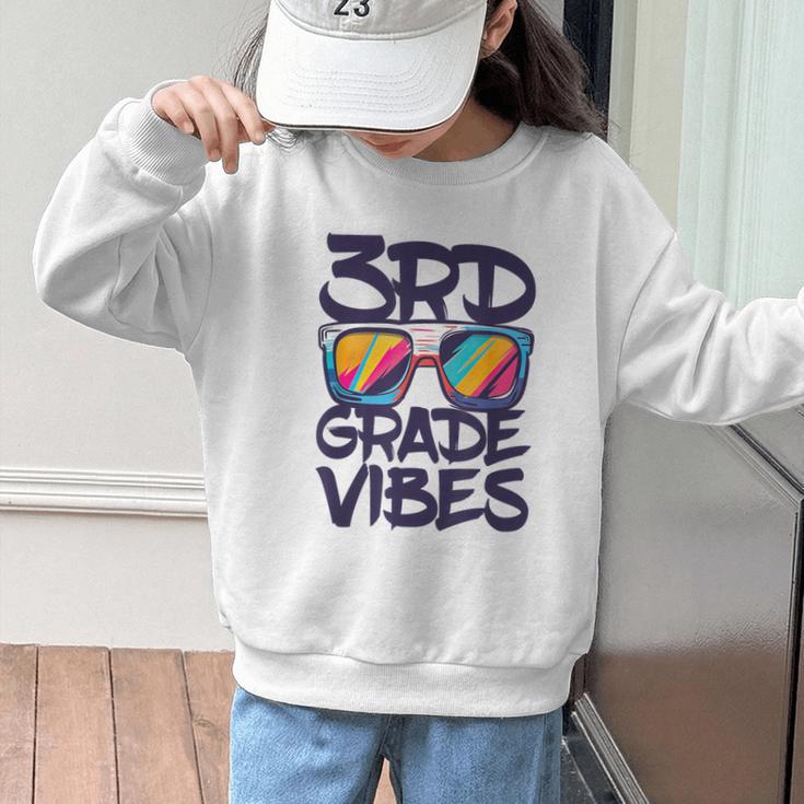 3rd Grade Vibes Shirt Back To School Third Grade Boy Girl Graphic Kid Sweatshirt 3rd Grade Vibes Shirt Back To School Third Grade Boy Girl Graphic Kid Sweatshirt