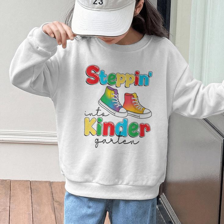 Back To School Girls Boys First Day Of Kindergarten Graphic Kid Sweatshirt Back To School Girls Boys First Day Of Kindergarten Graphic Kid Sweatshirt