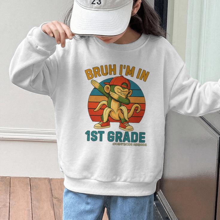 Bruh I’m In 1st Grade Italian Brainrot Meme Back To School Premium Tri-Blend Graphic Kid Sweatshirt Bruh I’m In 1st Grade Italian Brainrot Meme Back To School Premium Tri-Blend Graphic Kid Sweatshirt