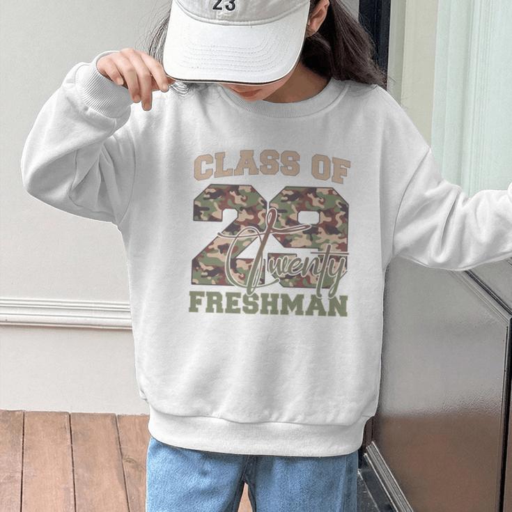 Class Of 2029 Freshman High School Back To School 9th Grade Performance Graphic Kid Sweatshirt
