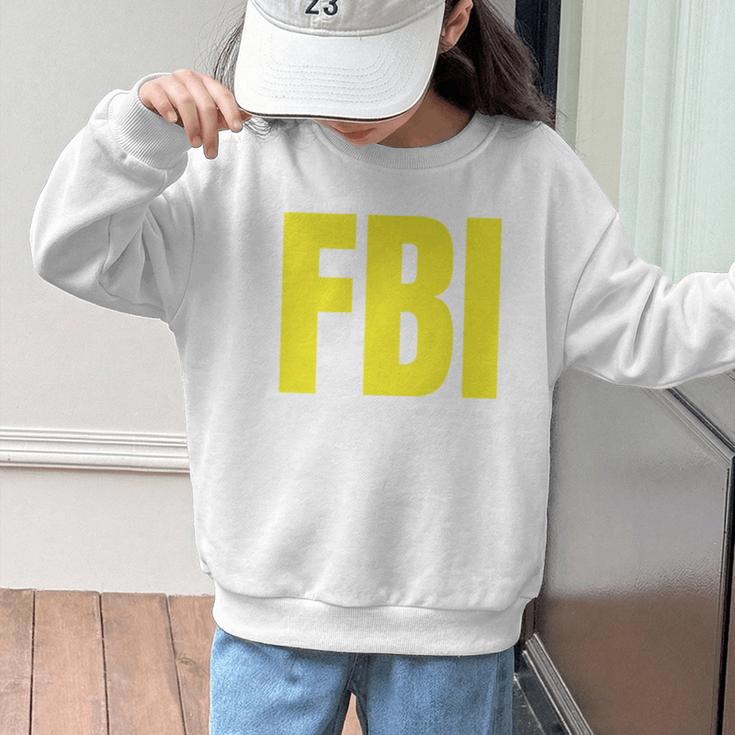 FBI Frequent Bathroom Inspector Back To School Graphic Kid Sweatshirt FBI Frequent Bathroom Inspector Back To School Graphic Kid Sweatshirt