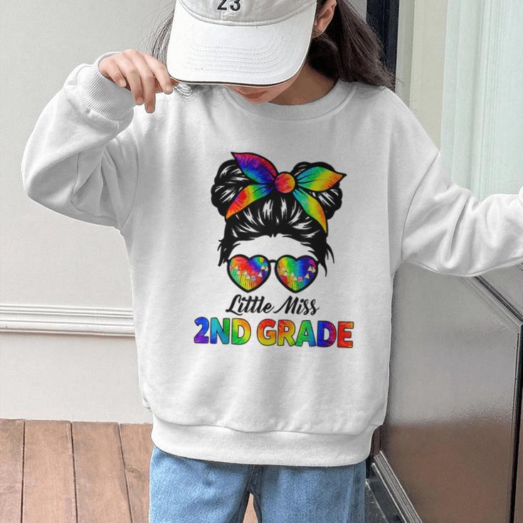 Girls Second Grade Back To School Cute Little Miss 2nd Grade Graphic Kid Sweatshirt Girls Second Grade Back To School Cute Little Miss 2nd Grade Graphic Kid Sweatshirt