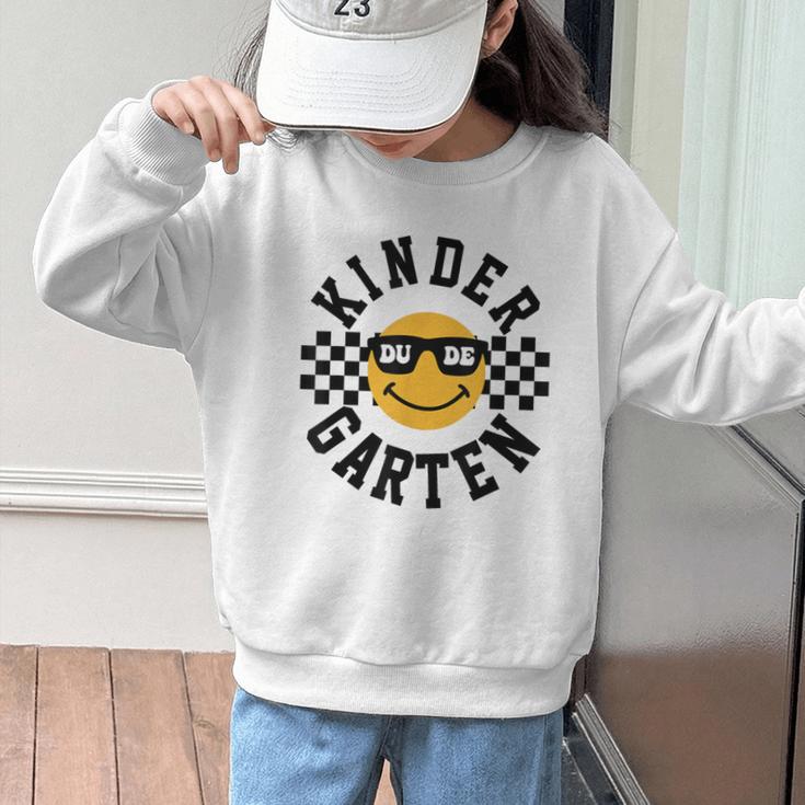 Kindergarten Dude Back To School Kinder Students Kids Graphic Kid Sweatshirt Kindergarten Dude Back To School Kinder Students Kids Graphic Kid Sweatshirt