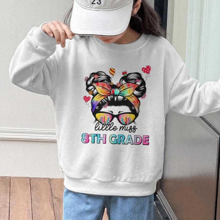 Little Miss Eighth Grade Back To School 8th Grade Girls Graphic Kid Sweatshirt Little Miss Eighth Grade Back To School 8th Grade Girls Graphic Kid Sweatshirt