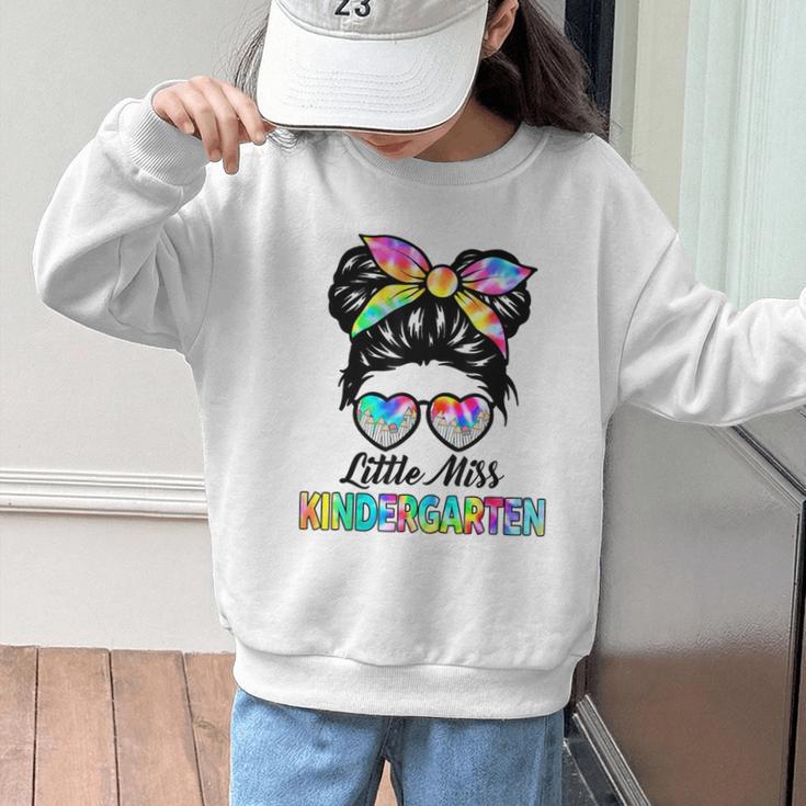 Little Miss KINDERGARTEN First Day Back To School Girls Kids Graphic Kid Sweatshirt Little Miss KINDERGARTEN First Day Back To School Girls Kids Graphic Kid Sweatshirt