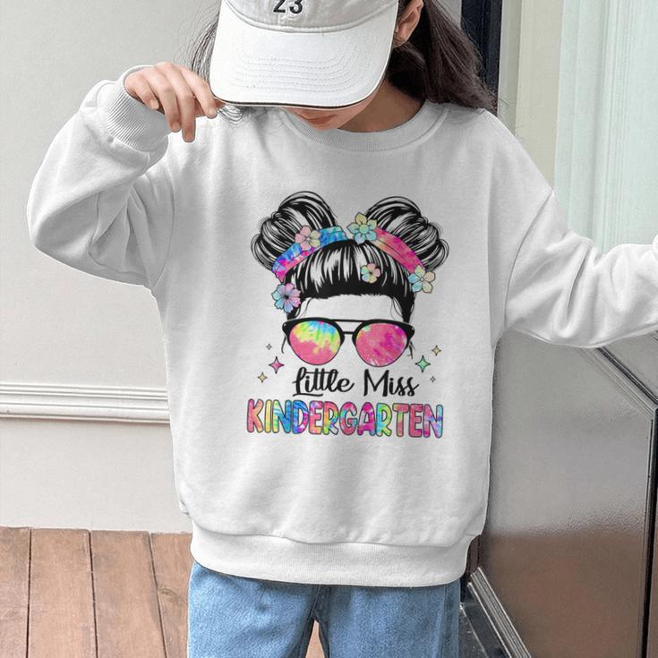 Little Miss Kindergarten Girls Kids Back To School Kinder Graphic Kid Sweatshirt Little Miss Kindergarten Girls Kids Back To School Kinder Graphic Kid Sweatshirt