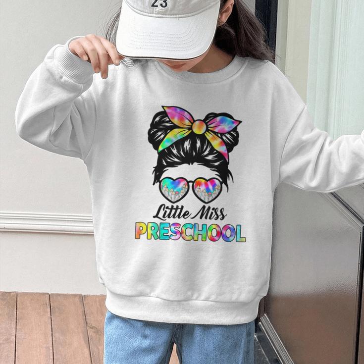 Little Miss Preschool First Day Back To School Girls Kids Graphic Kid Sweatshirt Little Miss Preschool First Day Back To School Girls Kids Graphic Kid Sweatshirt