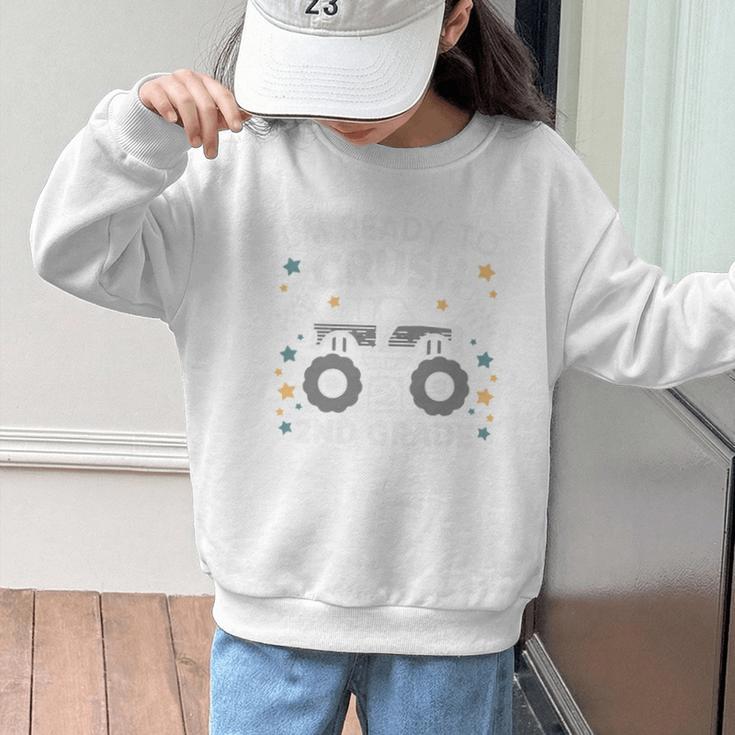 Im Ready To Crush 2nd Grade Boy Monster Truck Back To School Graphic Kid Sweatshirt Im Ready To Crush 2nd Grade Boy Monster Truck Back To School Graphic Kid Sweatshirt