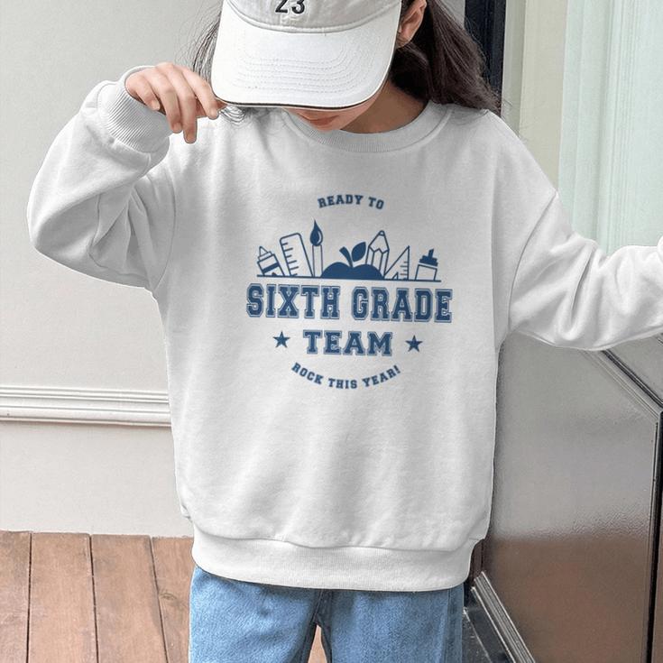 Sixth Grade Team Back To School Graphic Kid Sweatshirt