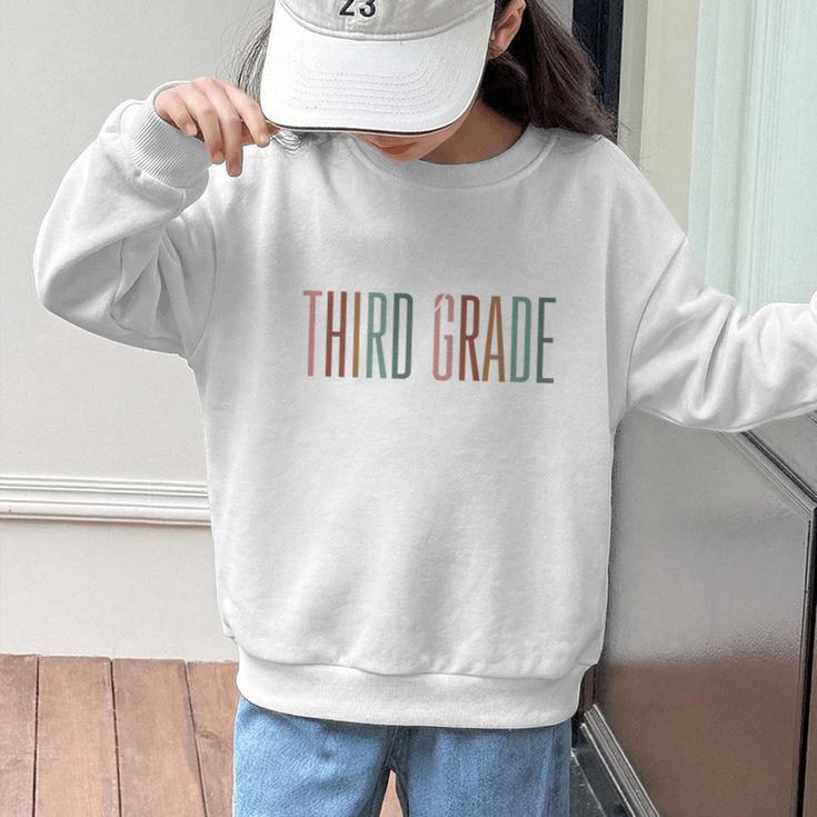 Third Grade Oh Hey Retro Back To School 3rd Grade Performance Graphic Kid Sweatshirt Third Grade Oh Hey Retro Back To School 3rd Grade Performance Graphic Kid Sweatshirt