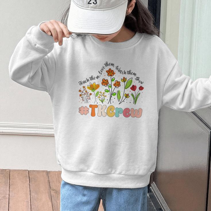 TK Crew Appreciation Week Back To School Graphic Kid Sweatshirt TK Crew Appreciation Week Back To School Graphic Kid Sweatshirt