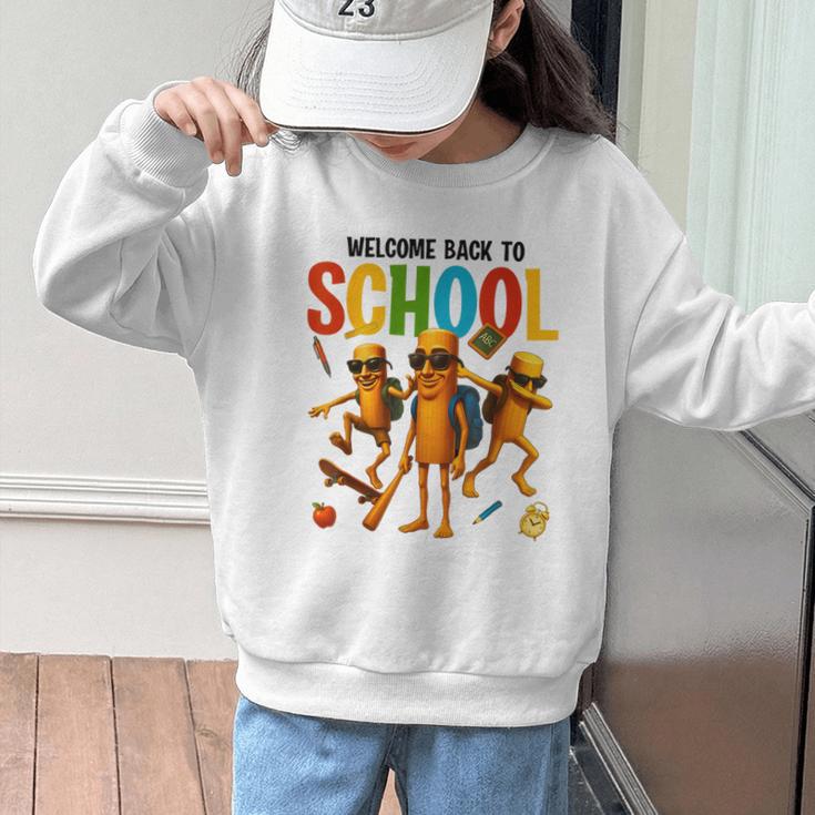 Tung Tung Sahur Back To School Brainrot Meme Boys Girls Kid Graphic Kid Sweatshirt Tung Tung Sahur Back To School Brainrot Meme Boys Girls Kid Graphic Kid Sweatshirt