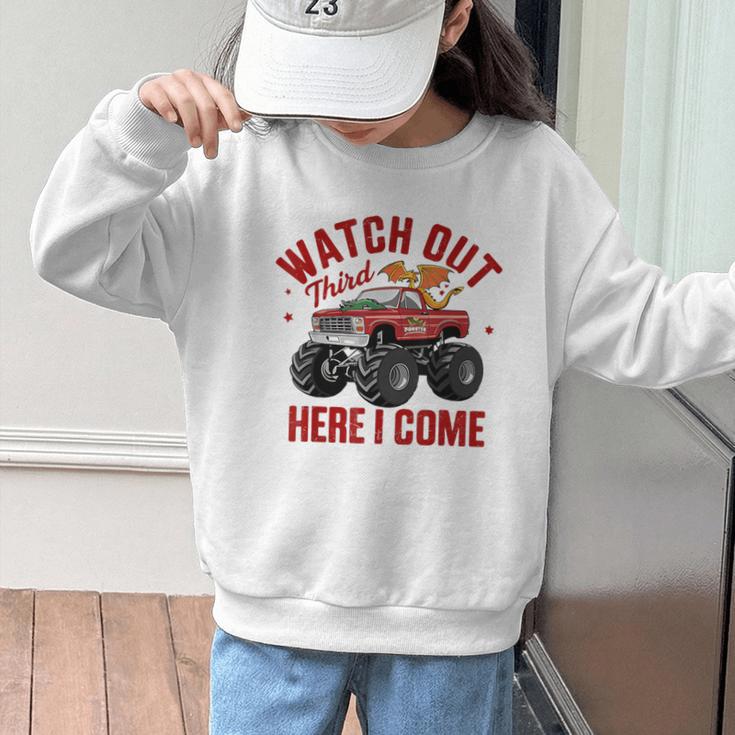 Watch Out Third Here I Came Dragon Back To School Summer Tee Graphic Kid Sweatshirt Watch Out Third Here I Came Dragon Back To School Summer Tee Graphic Kid Sweatshirt