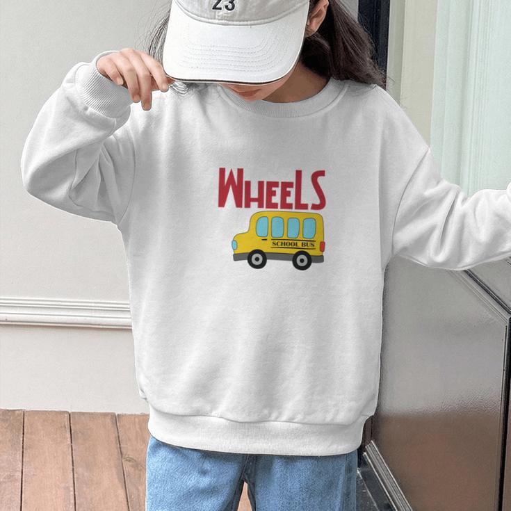 Wheels On The Bus Kids Back To School Graphic Kid Sweatshirt Wheels On The Bus Kids Back To School Graphic Kid Sweatshirt