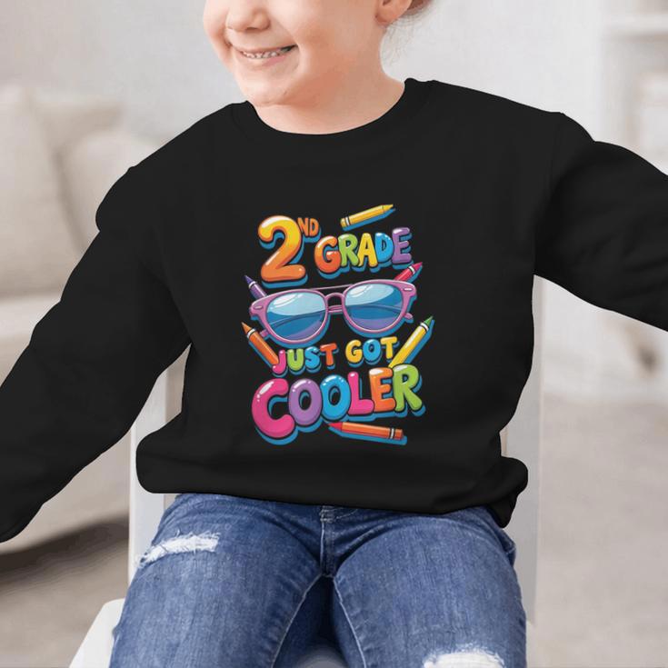 2nd Grade Just Got Cooler Shirt Back To School Kids Graphic Kid Sweatshirt 2nd Grade Just Got Cooler Shirt Back To School Kids Graphic Kid Sweatshirt