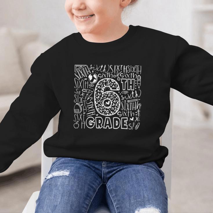 6th Grade Typography Team Sixth Grade Back To School Graphic Kid Sweatshirt 6th Grade Typography Team Sixth Grade Back To School Graphic Kid Sweatshirt